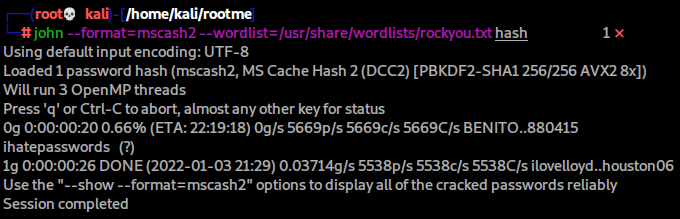 Hash - DCC2